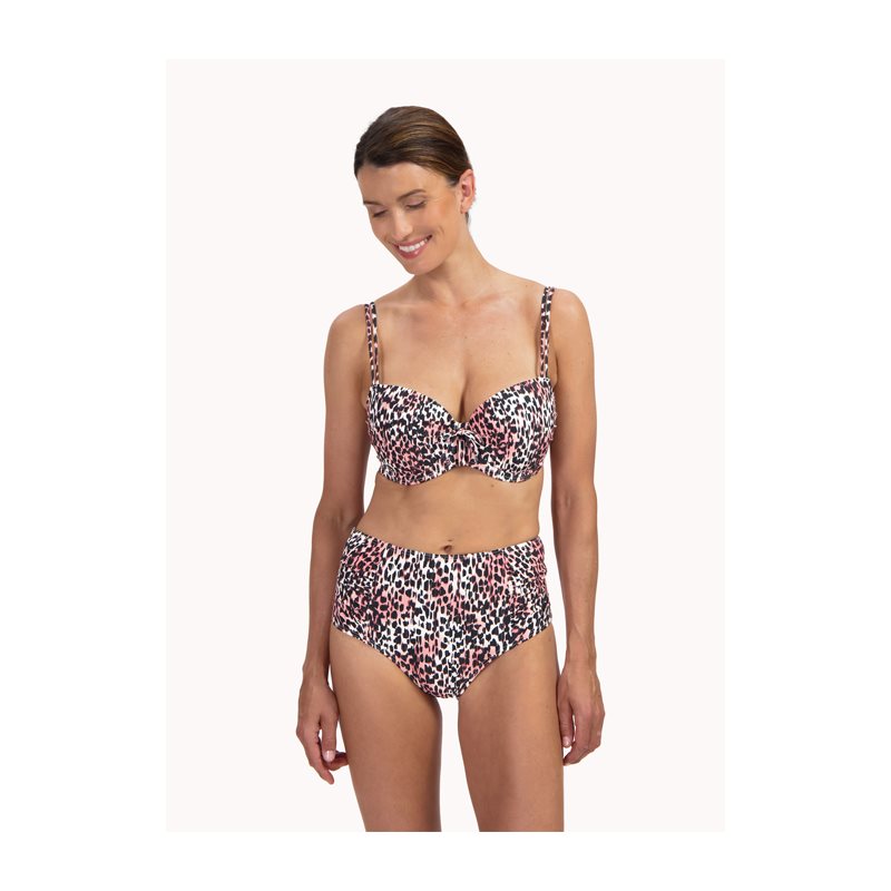 Cheetah Chic 1-DELIG Bikini met beugel voorgevormd