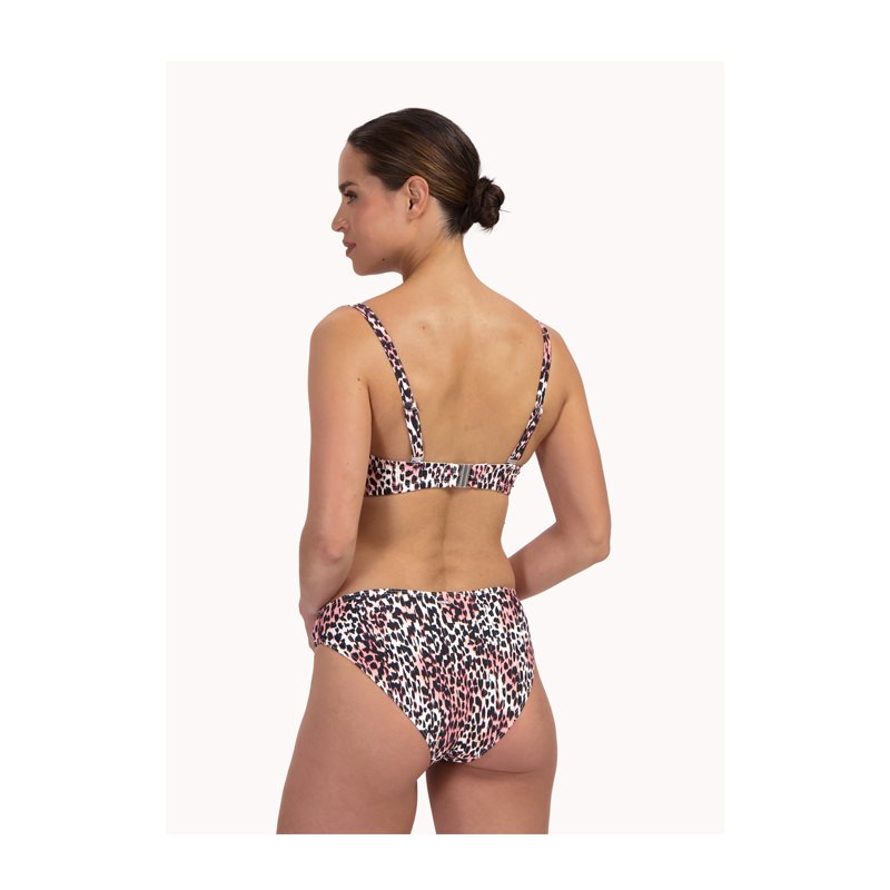 Cheetah Chic 1-DELIG Bikini met beugel voorgevormdStrapless