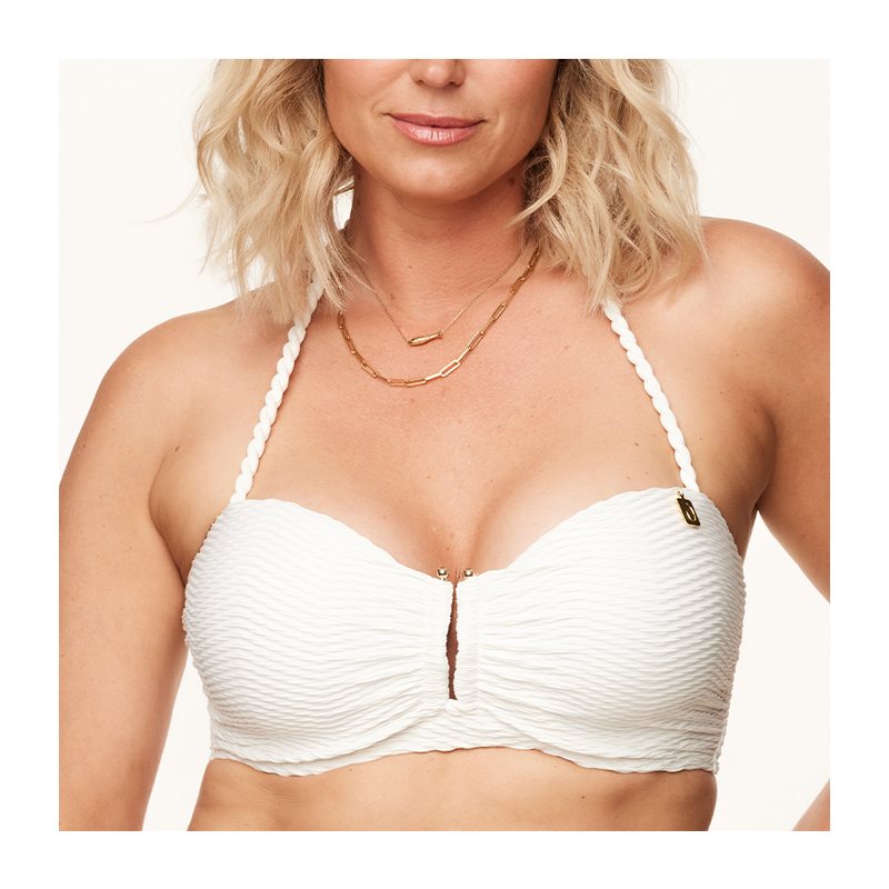 Annadiva Tide Line Crew 1-DELIG Bikini met beugel voorgevormd 