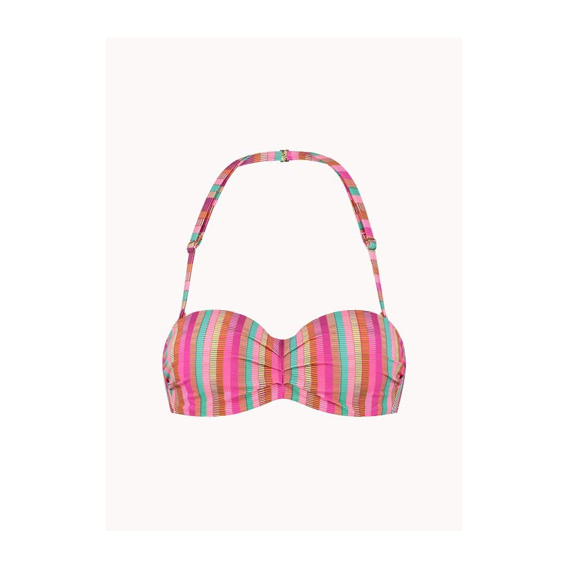 Tropical Lines 1-DELIG Bikini met beugel voorgevormdStrapless