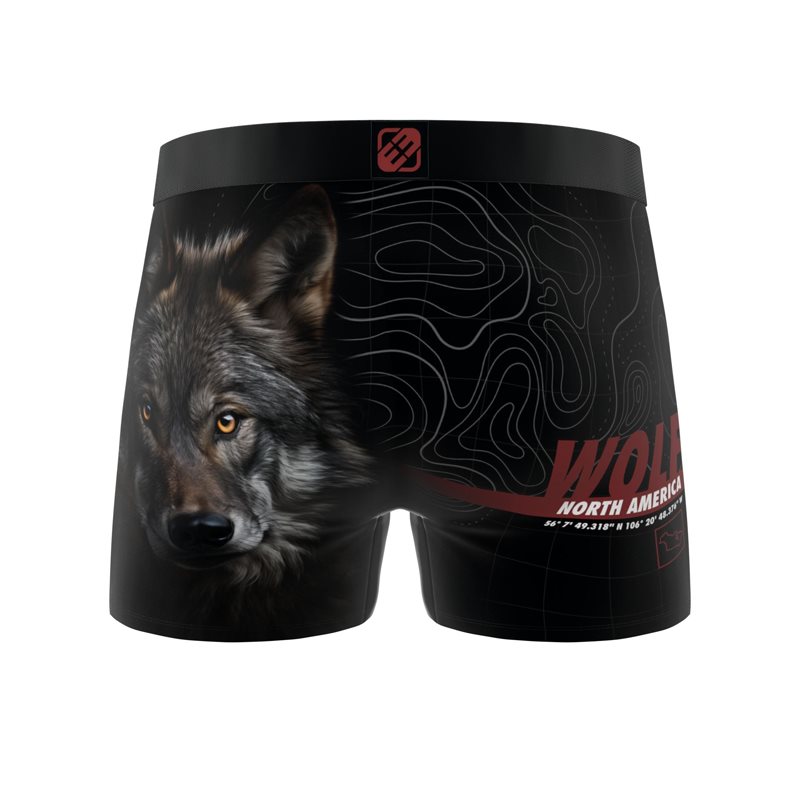 Wolf boxer Mens Short