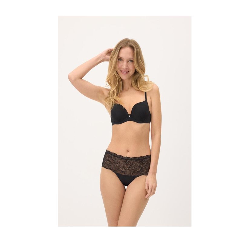 19541-Negro StringHigh Waist