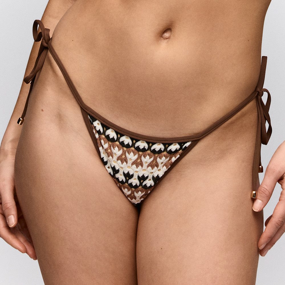 Sarda Biles 1-Delig Bikini slip met strikjes 