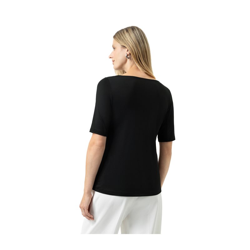Blazershirt Shirt korte mouw ronde hals