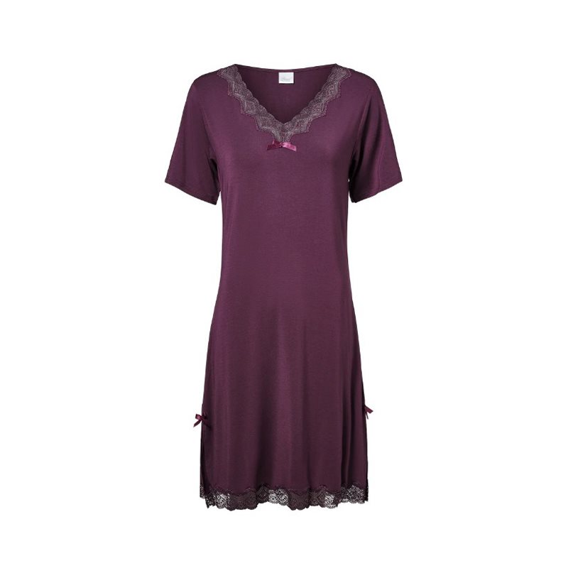 Pearl Design Stockholm Diana nightslip Nachthemd met korte mouw 