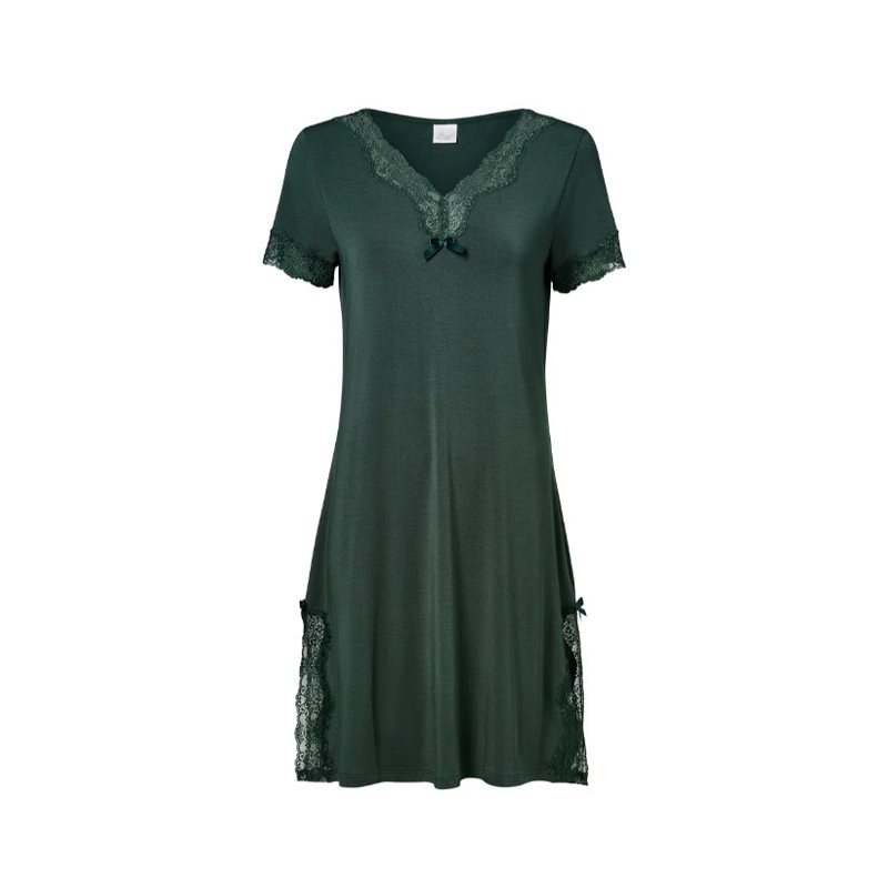 Pearl Design Stockholm Elegance nightslip Nachthemd met korte mouw 