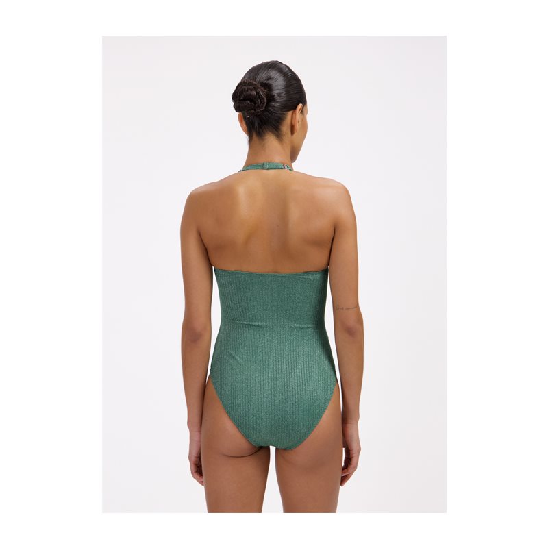 Green Glitter 1-DELIG Badpak zonder beugel voorgevHalter