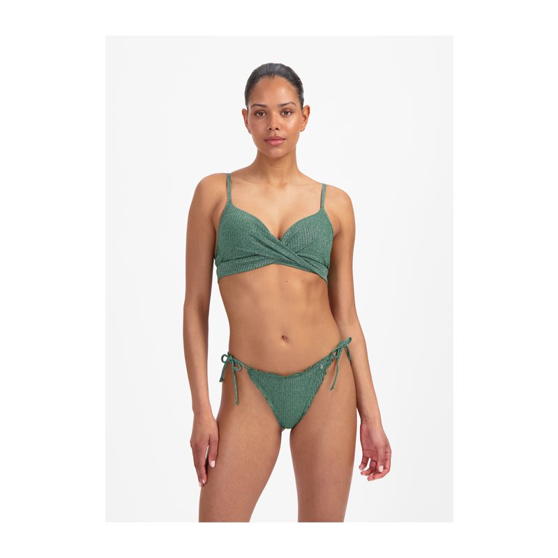 Beachlife Green Glitter 1-DELIG Bikini met beugel voorgevormd 
