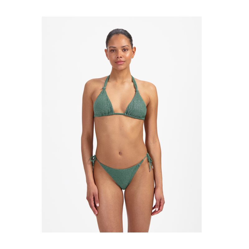 Beachlife Green Glitter 1-DELIG Bikini zonder beugel voorgev 