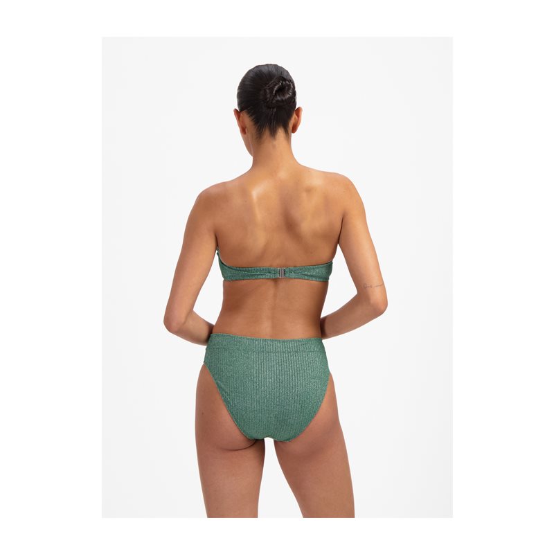 Green Glitter 1-DELIG Bikini tailleslip