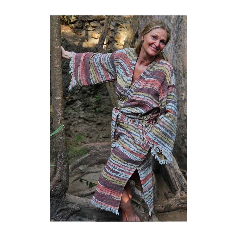 Zus en Zomer Kimono Badjas Elif Lang Badjas 