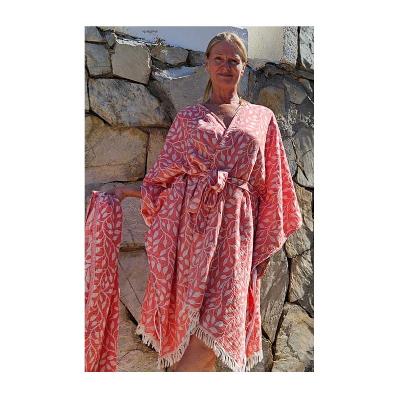 Zus en Zomer Kimono jurk Leaf Kimono kort 
