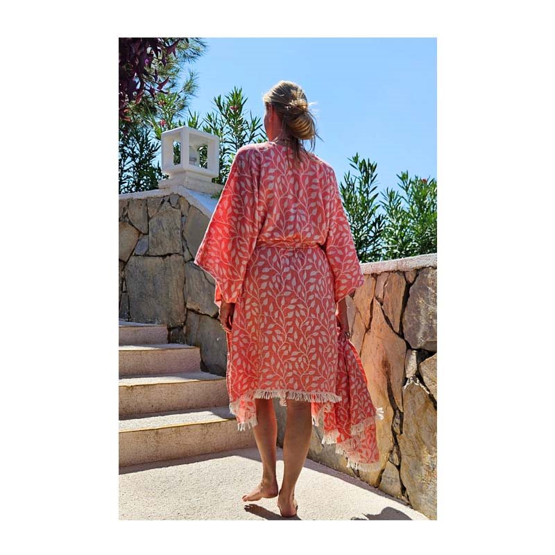 Kimono jurk Leaf Kimono kort