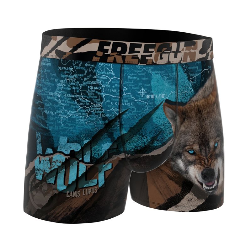 Wolf Boxer Mens Short