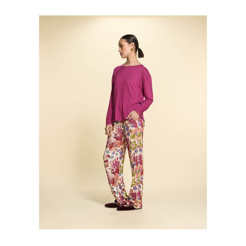 Denna Uni Top Long Sle 1-DELIG Shirt lange mouw ronde hals