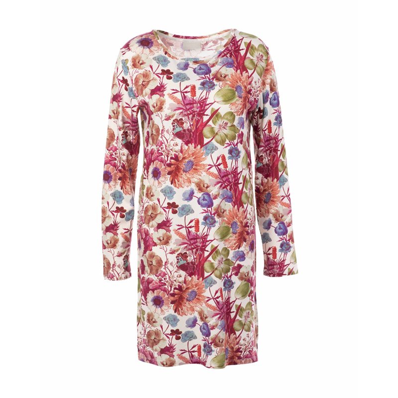 Essenza Emmy Violista Nightdre 1-DELIG Nachthemd met lange mouw 