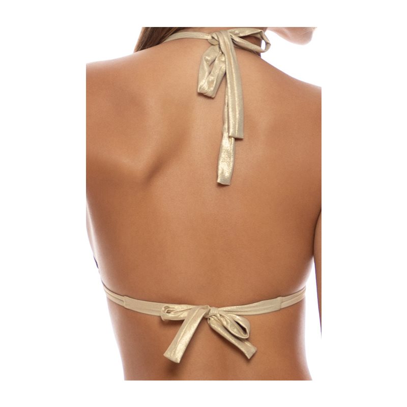 Luli Fama Golden Drift 1-Delig Bikini zonder beugel voorgev 