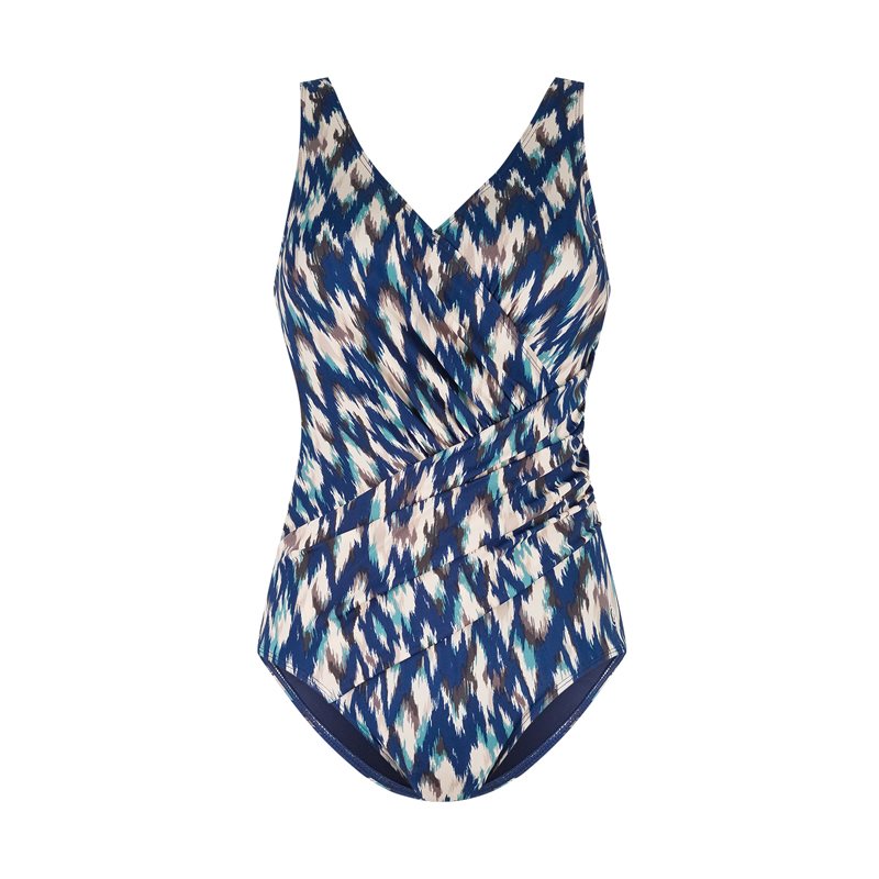 Ikat Blue Badpak zonder beugel voorgev