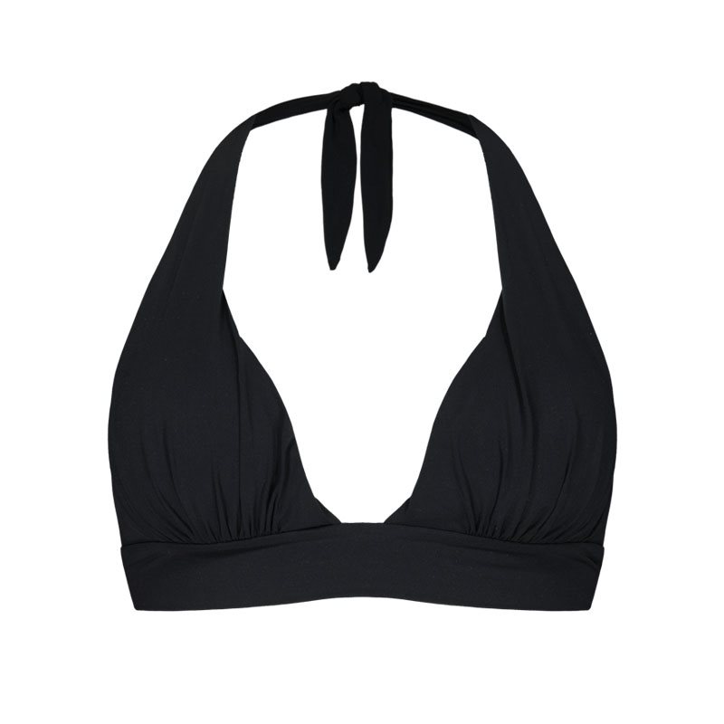 Solid Triangle Halter 1-DELIG Bikini zonder beugel voorgevHalter