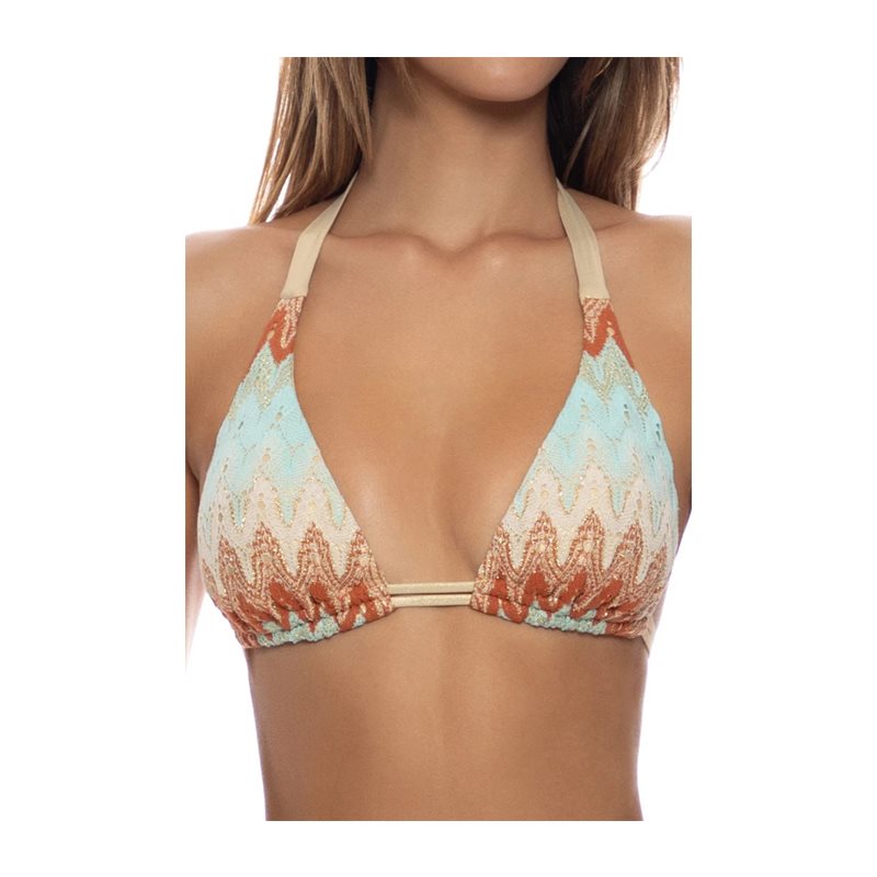 Luli Fama Zig Zag Flow 1-Delig Bikini zonder beugel voorgev 