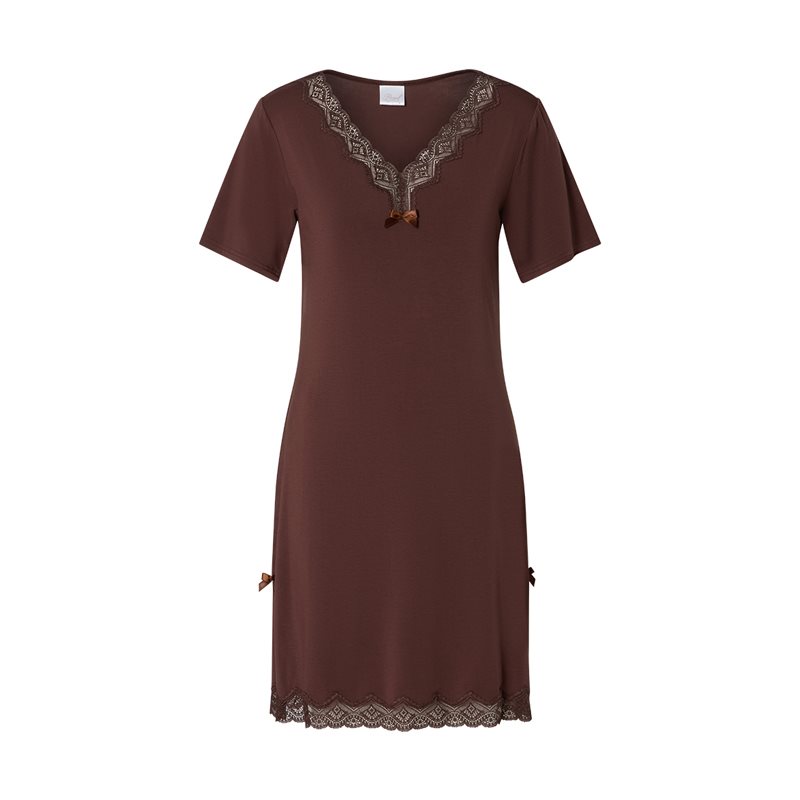 Pearl Design Stockholm Diana nightslip Nachthemd met korte mouw