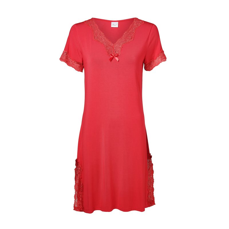 Pearl Design Stockholm Elegance nightslip Nachthemd met korte mouw 