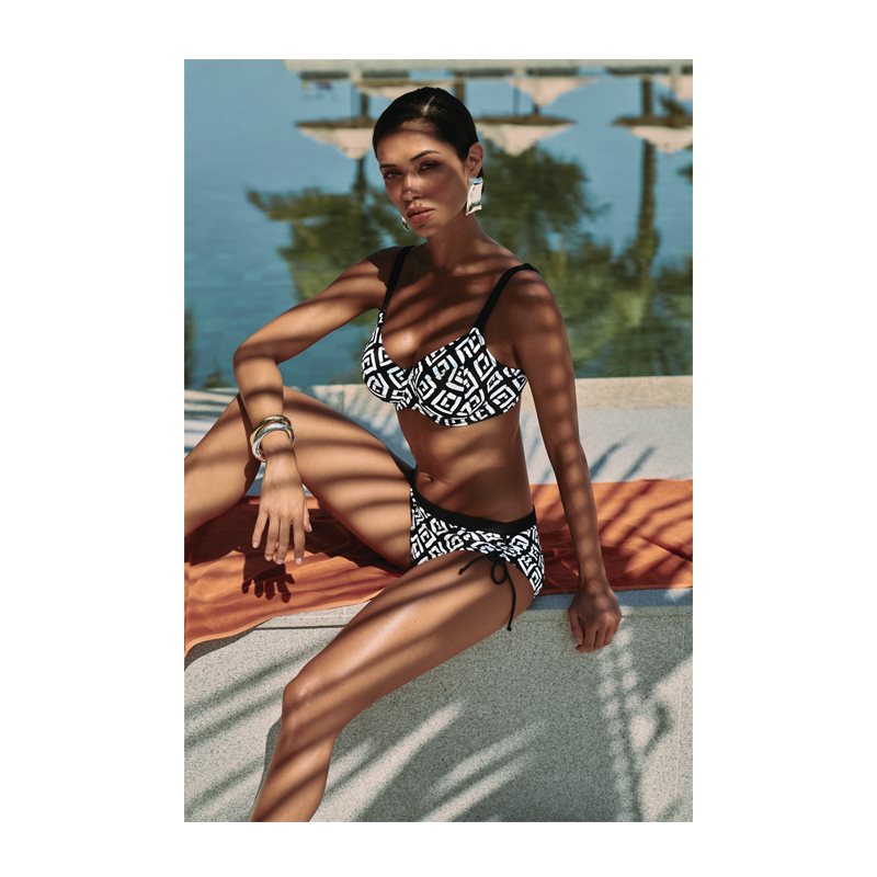 Mono Square Ebru 1-DELIG Bikini slipMet optrekkoordje