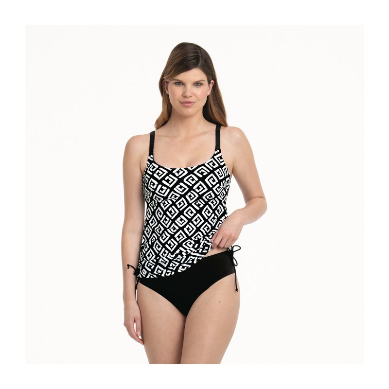 Anita Mono Square Yara 1-DELIG Tankini zonder beugel voorgv